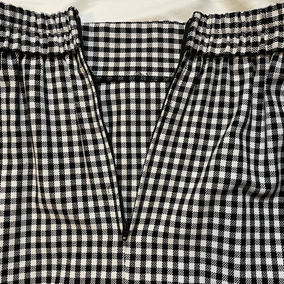 Vintage Black & White Peter Pan Collar Jacket & Knee-Length Skirt Set Sz4 - Picture 7 of 14